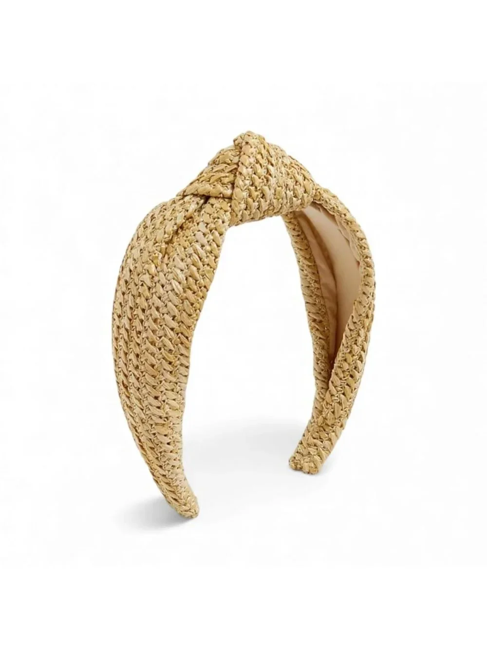J CREW Straw Knot Head Piece Headband NEW NWT